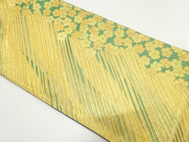 JAPANESE FUKURO OBI FOR FURISODE / WOVEN SAKURA